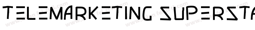 Telemarketing Superstar Italic字体转换